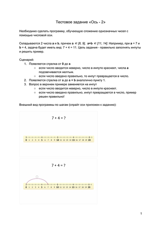 Тестовое задание для дизайнера интерьера